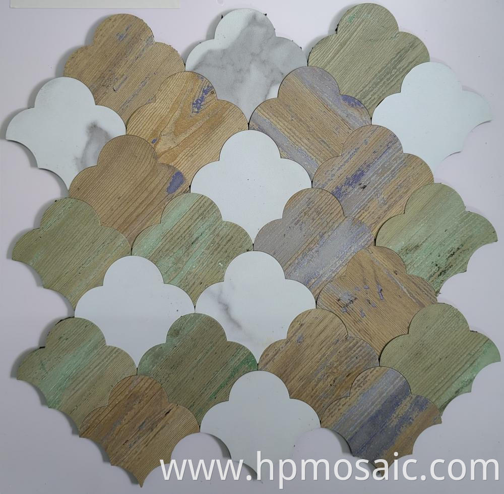 PVC Lantern Mosaic Wall Tile